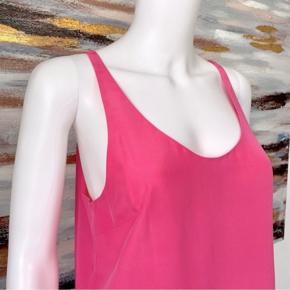 Bright pink Dianne vonfurstenberg silk blouse - Picture 4 of 10